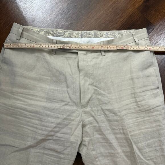 Lauren Ralph Lauren Men's Linen Pants Casual Boho Beachy Minimalist Beige 38x32 - Picture 4 of 6